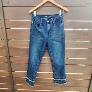 D² Destiny Classic Girls 8T Frayed Hem‎ Skinny Jeans Tall Girl Fringe